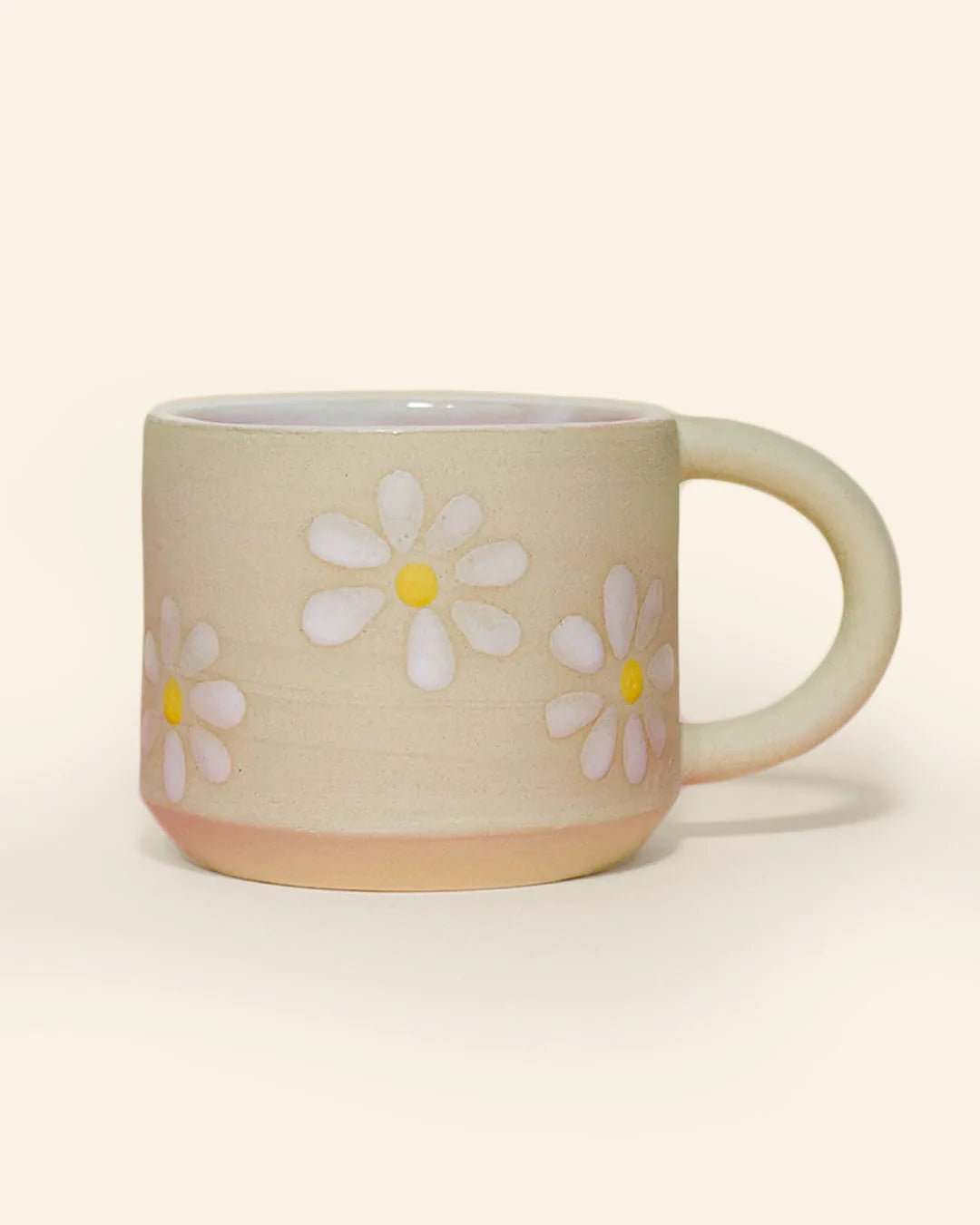 Handcrafted Ceramic Daisy Mug