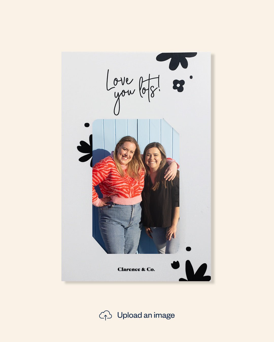 Love you gift box with personalised photo card for her New Zealand